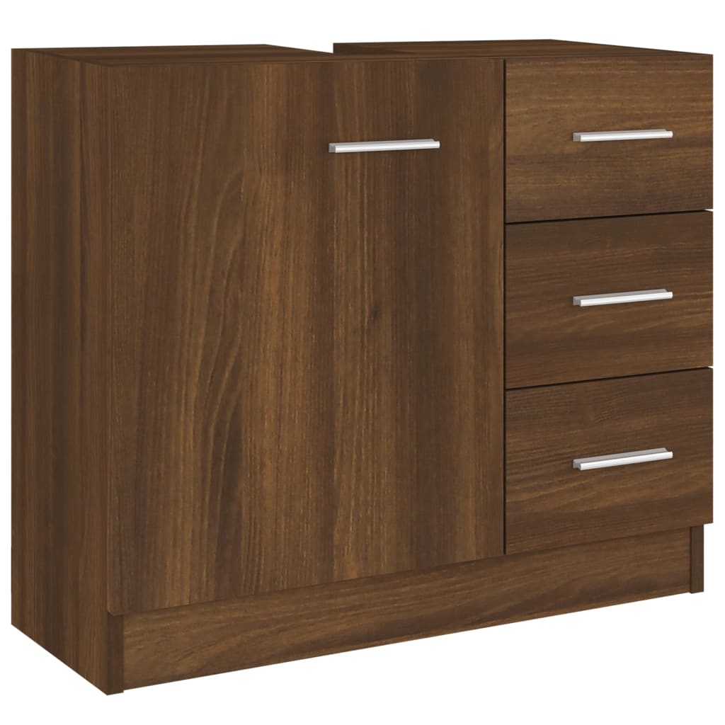 Waschbeckenunterschrank Badezimmerschrank Waschtisch Unterschrank Badschrank - Bild 90 von 97