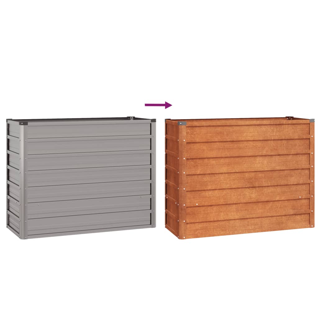 Cortenstahl Hochbeet Pflanzbeet Gemüsebeet Gartenbeet Pflanzkasten Blumenbeet - Bild 162 von 189