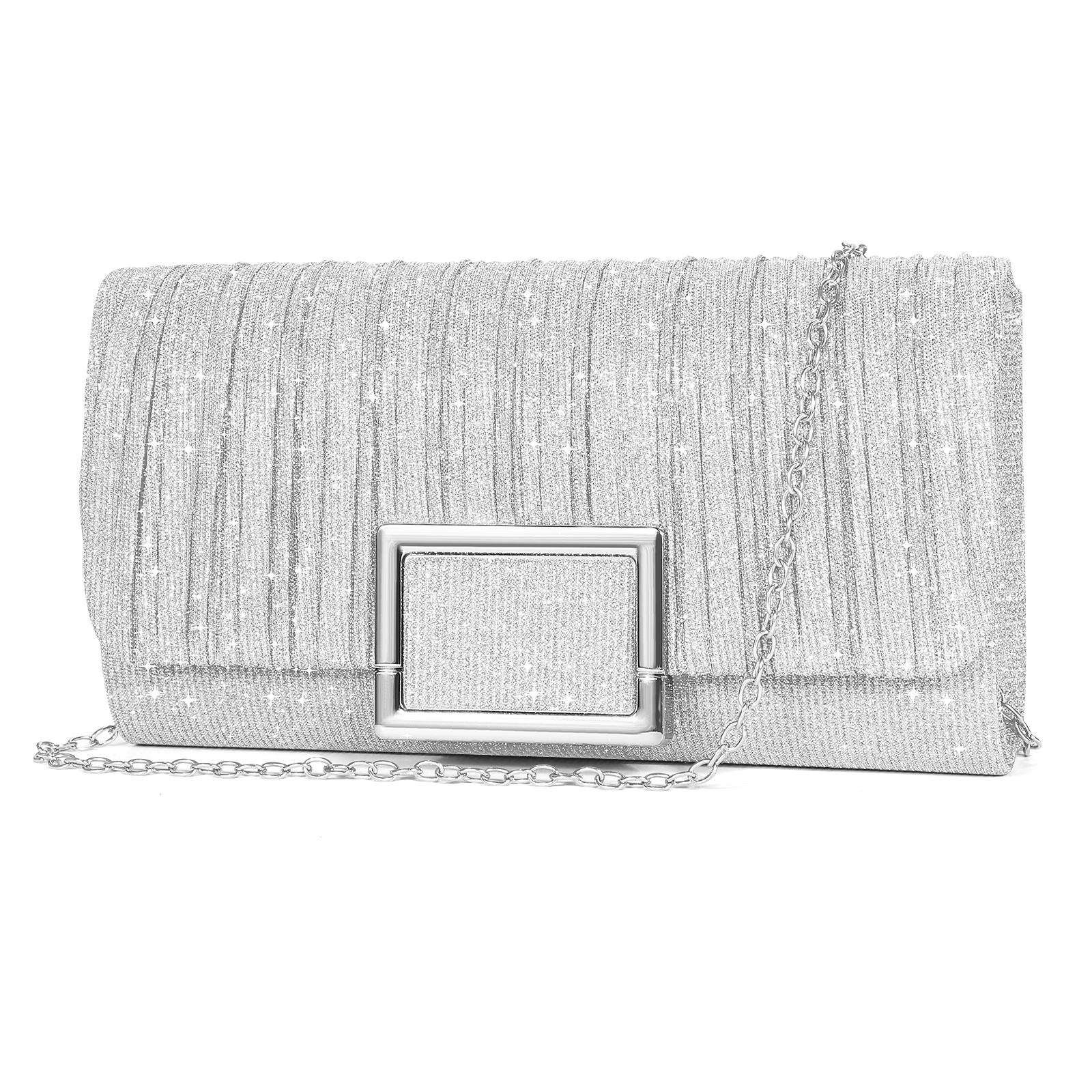 Damen Clutch Glitzer Abendtaschen Glänzende Umhängetasche Party Handtasche 