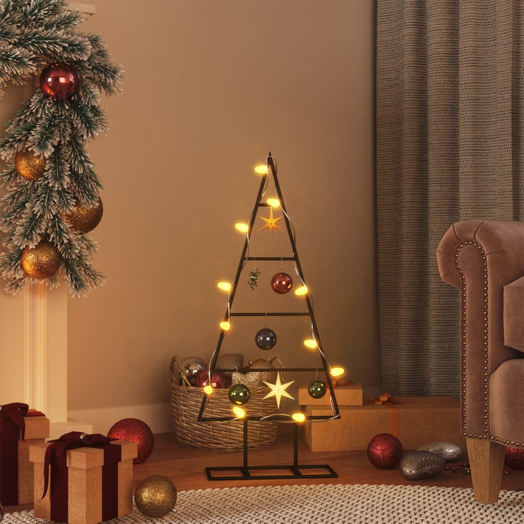 Weihnachtsbaum aus Metall Christbaum Tannenbaum Deko Baum Schwarz 60-210 cm - Bild 18 von 23