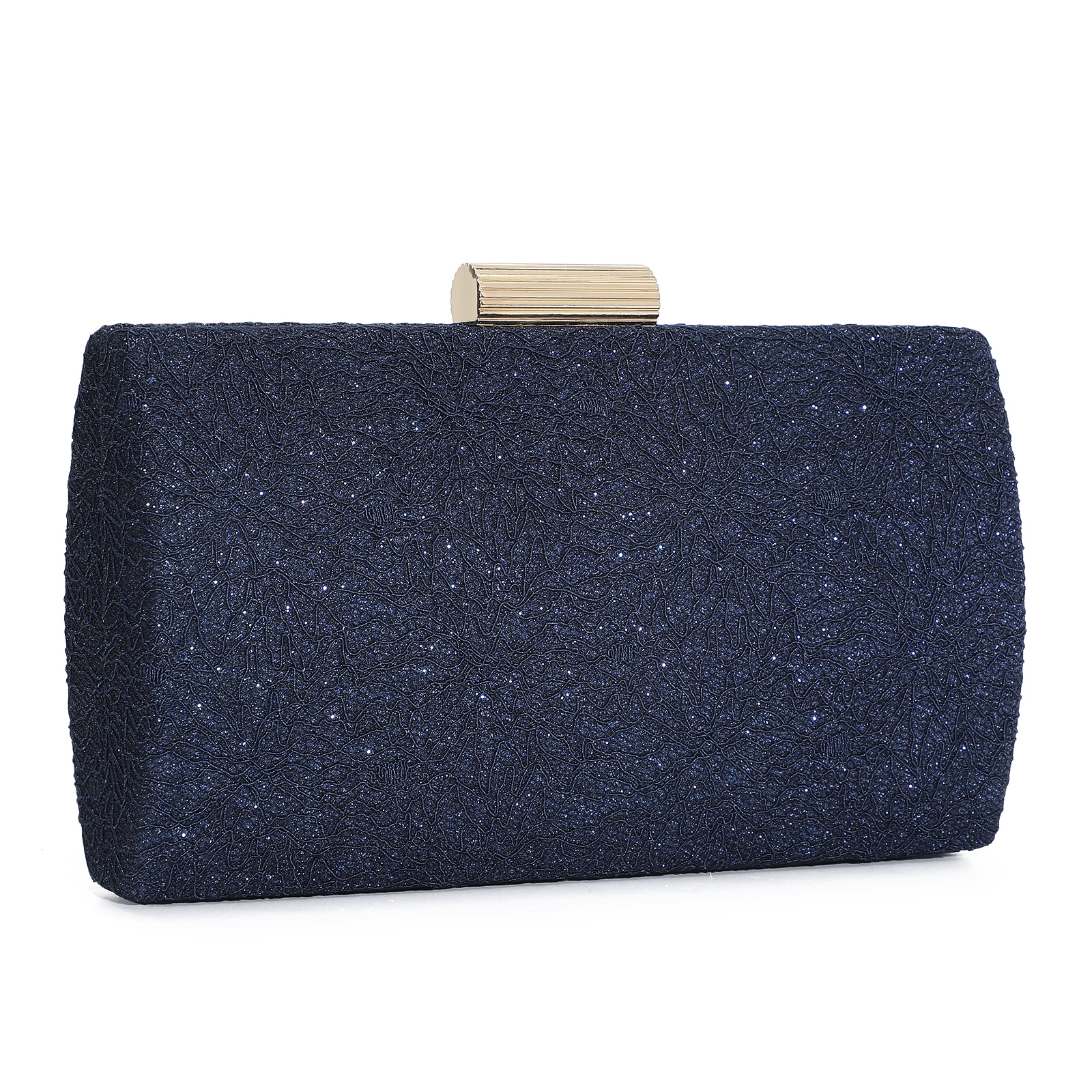 Women's Clutch Purses Box with Unique Lace Pattern Evening Bag Party Handbags - Picture 8 of 14