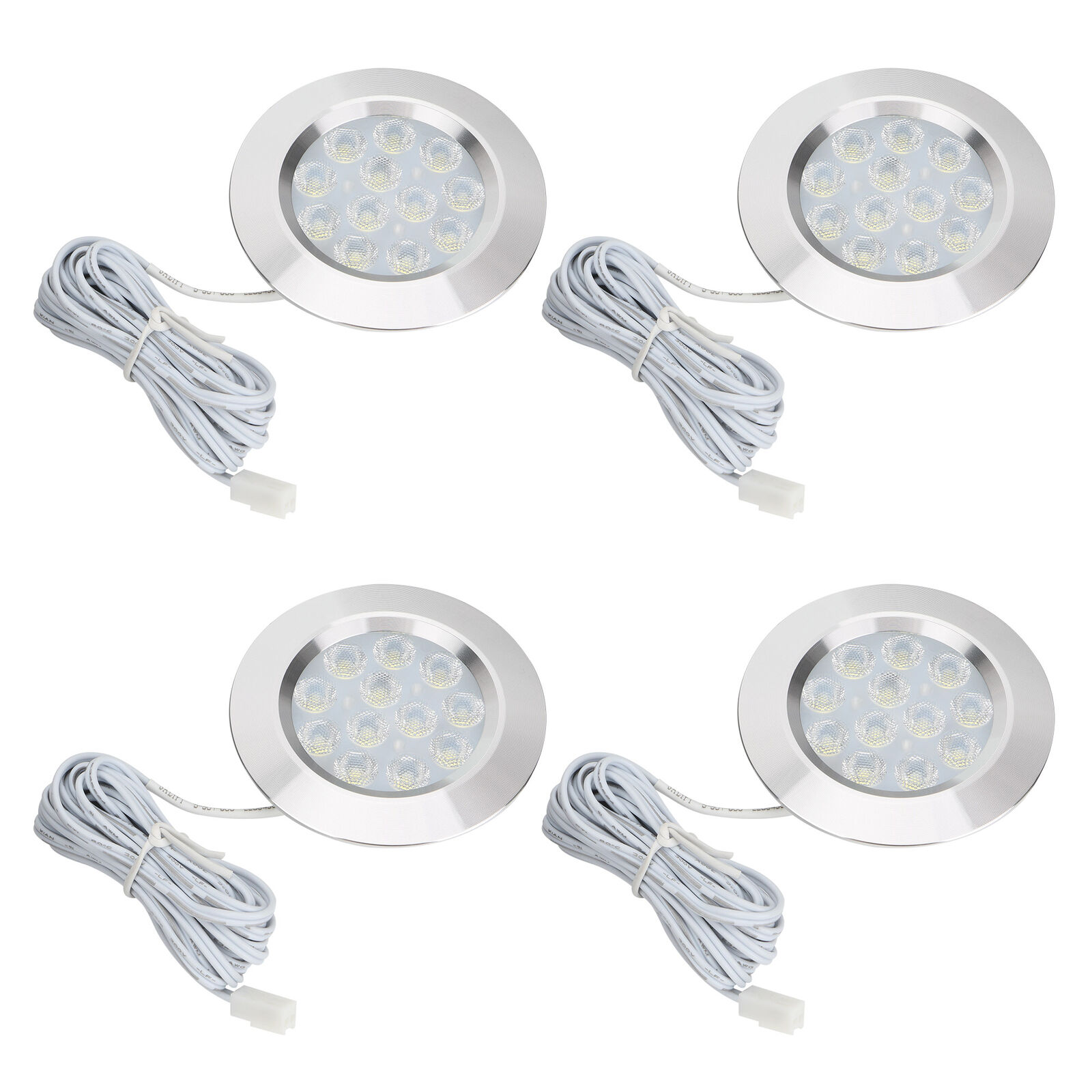 12V Recessed LED Spot Ceiling Light Camper Van Caravan Motorhome Boat Downlights