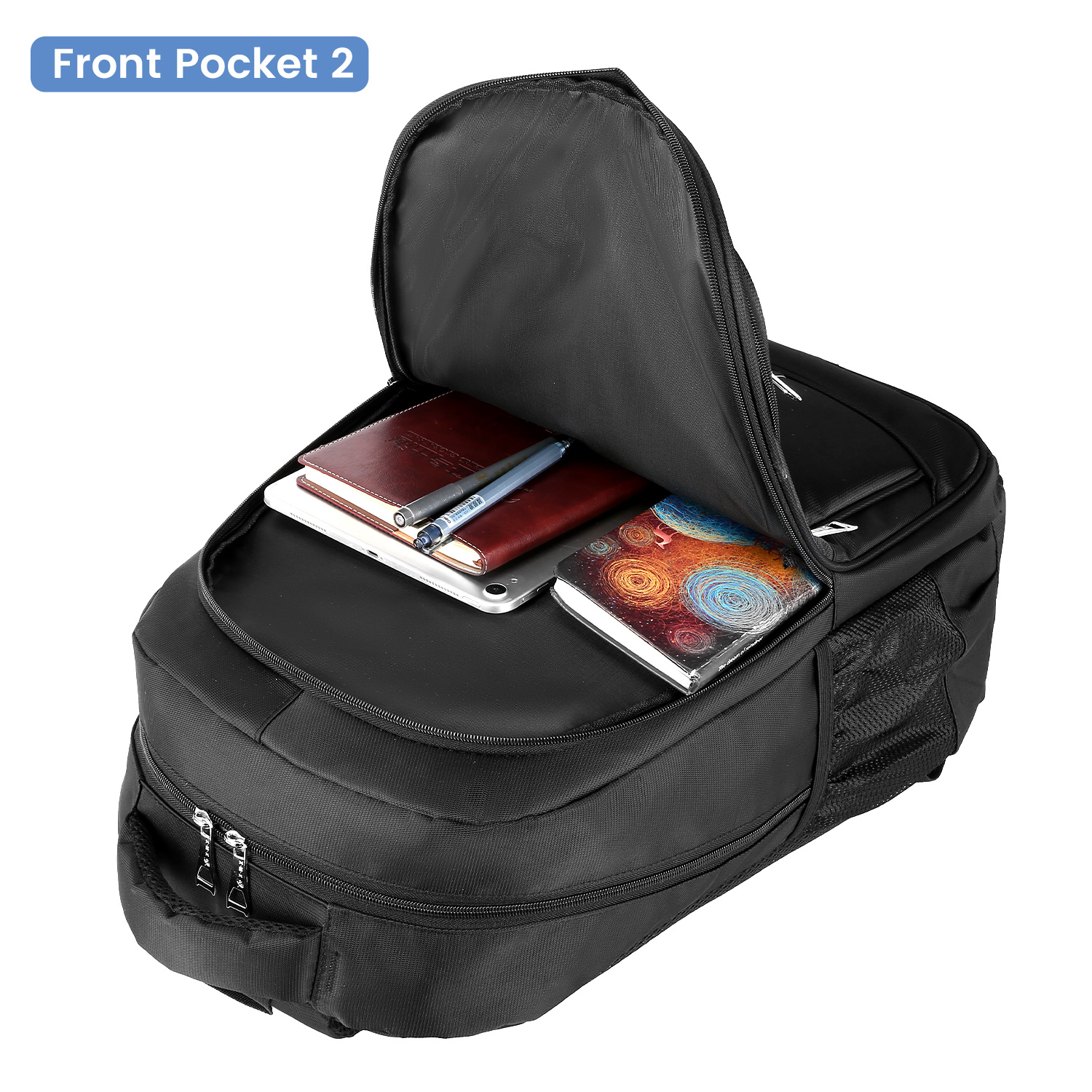 40L Backpack Waterproof Large Laptop Rucksack Men Women Travel School Bag Black - Picture 55 of 61