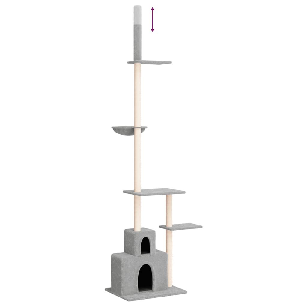 Kratzbaum Deckenhoch Katzenkratzbaum Katzenbaum Kletterbaum Katzen 250,5-276,5cm - Bild 25 von 38