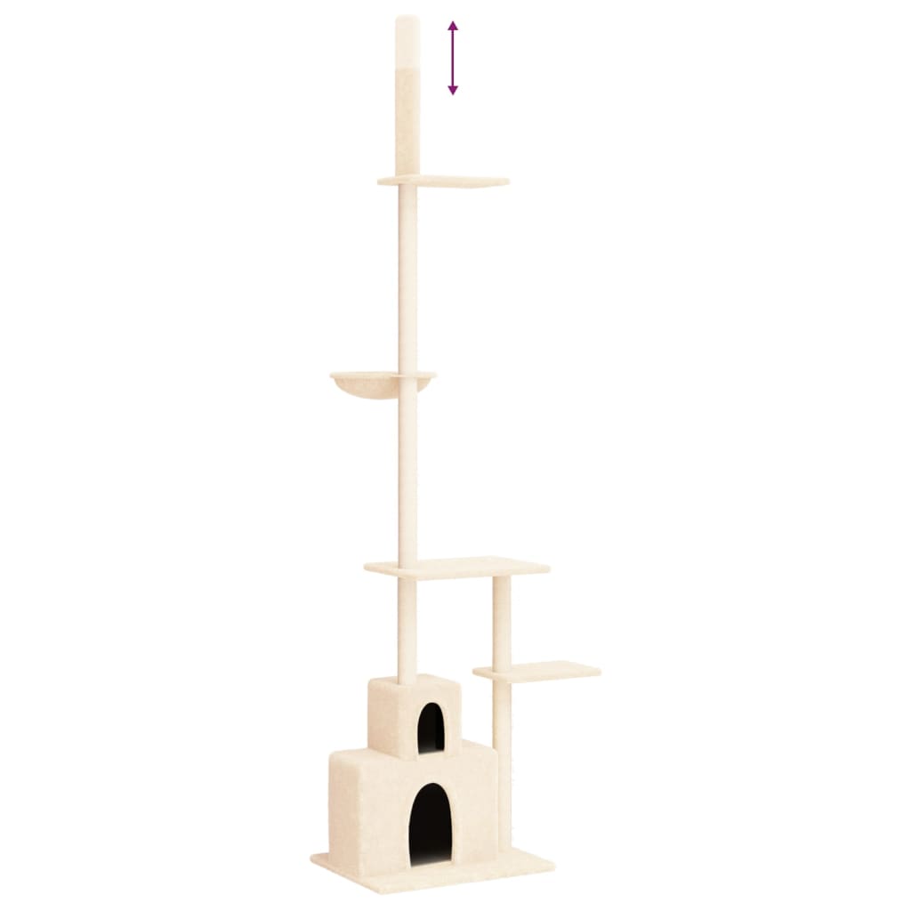 Kratzbaum Deckenhoch Katzenkratzbaum Katzenbaum Kletterbaum Katzen 250,5-276,5cm - Bild 15 von 38