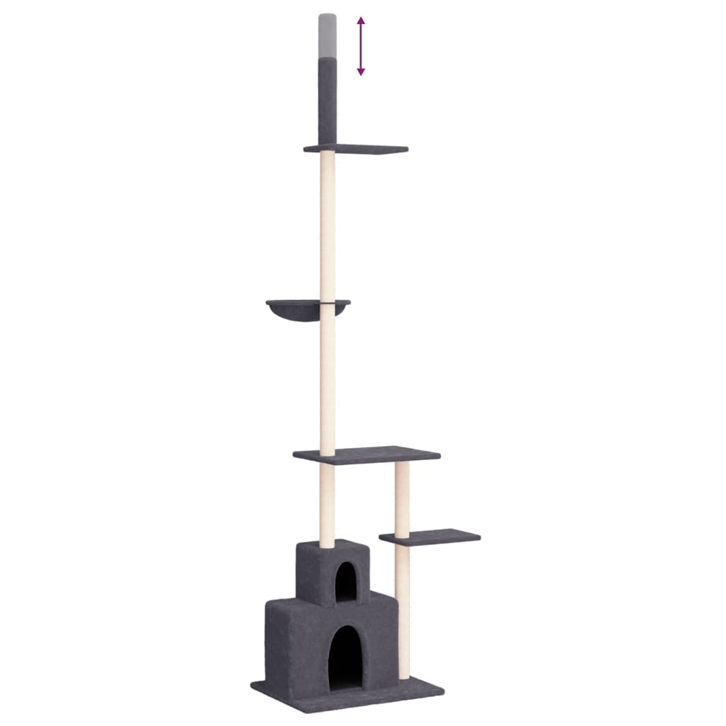 Kratzbaum Deckenhoch Katzenkratzbaum Katzenbaum Kletterbaum Katzen 250,5-276,5cm - Bild 35 von 38