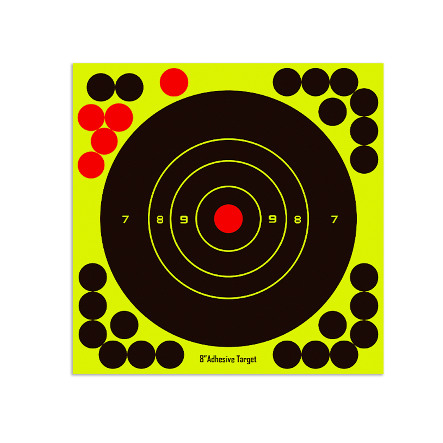 1~100pcs 8x8" Shooting Targets Splatter Gun Rifle Reactive Practice Paper Target - Picture 14 of 15