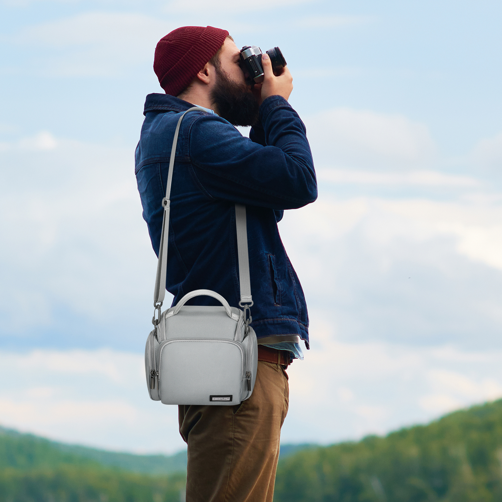 Camera Bag Case DSLR SLR Single Shoulder Bag for Canon Nikon Sony Panasonic US - Picture 53 of 53