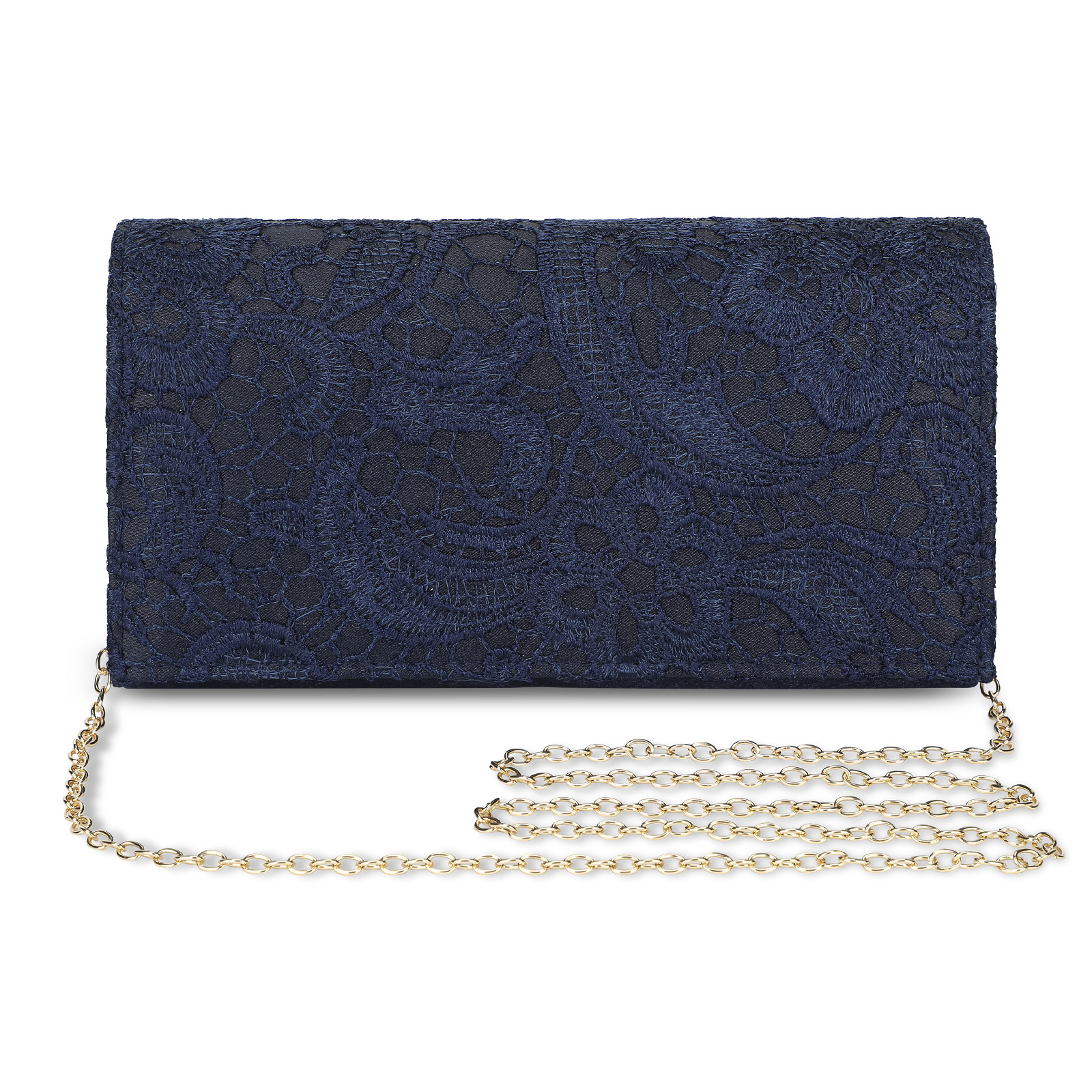 Vintage Women Envelope Evening Bag Clutch Floral Bridal Wedding Party Handbag - Picture 26 of 28