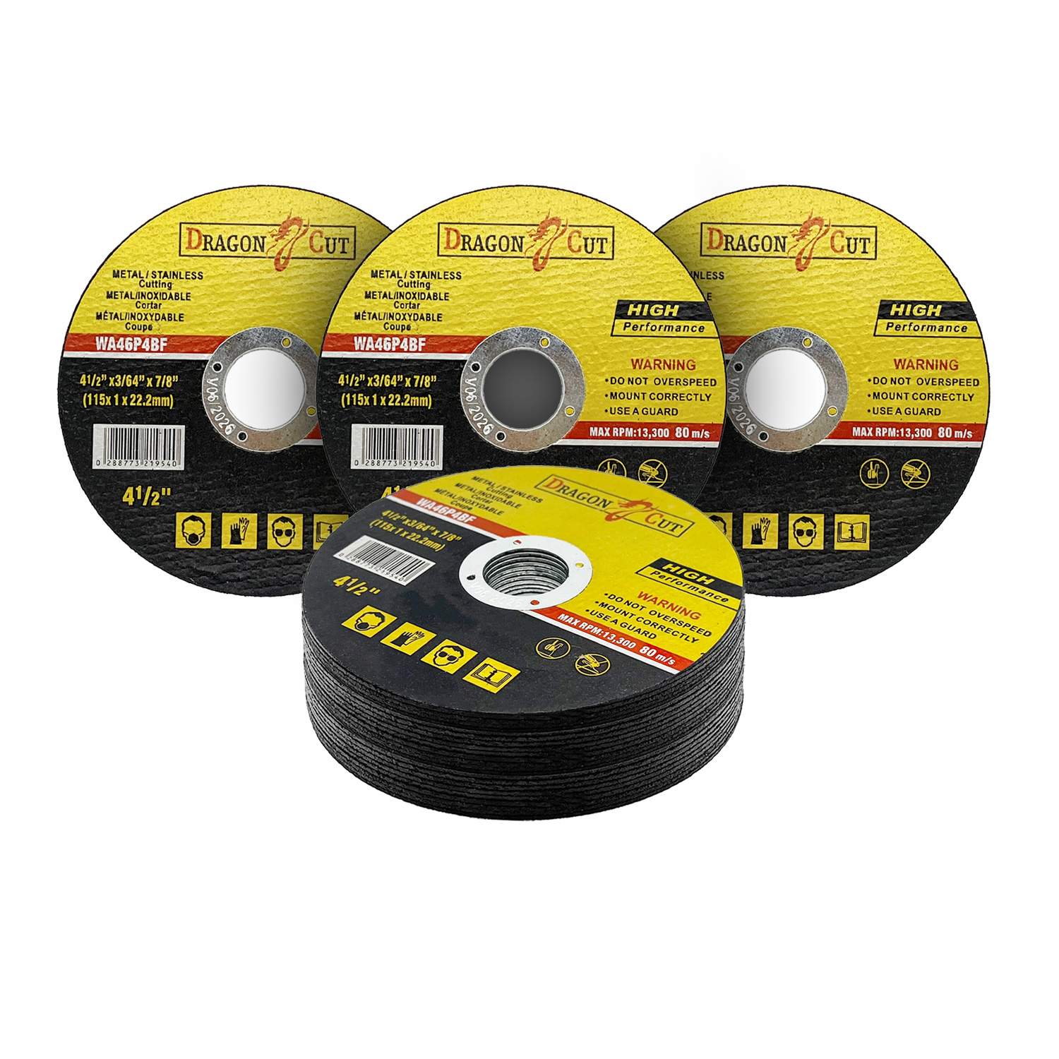 100 x 115mm ULTRA THIN 1mm METAL CUTTING BLADE DISC FOR STEEL & STAINLESS ANGLE