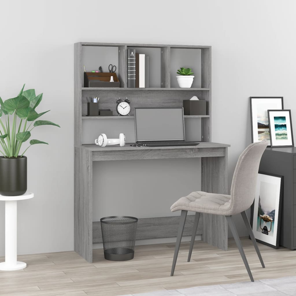 Modern Schreibtisch Bürotisch mit Regal Arbeitstisch Computertisch Gamingtisch - Bild 28 von 31