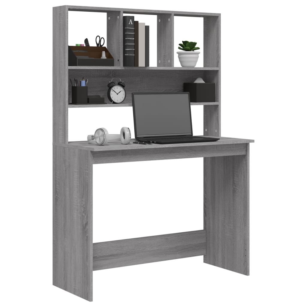 Schreibtisch mit Regal Computertisch Arbeitstisch Bürotisch PC Tisch Laptoptisch - Bild 50 von 60