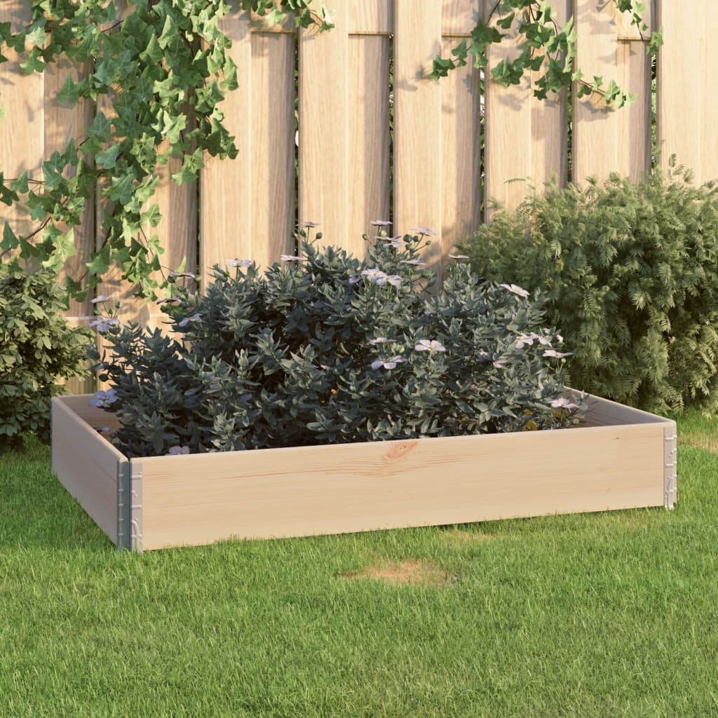 Palettenrahmen Set Holz Aufsatzrahmen für Europalette Garten Hochbeet Stapelbar - Bild 26 von 59