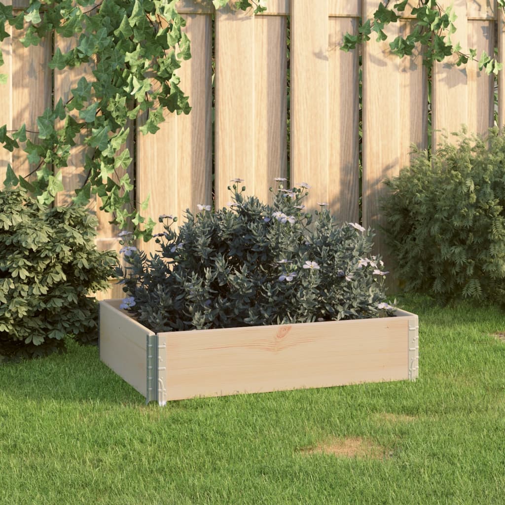 Palettenrahmen Set Holz Aufsatzrahmen für Europalette Garten Hochbeet Stapelbar - Bild 20 von 59