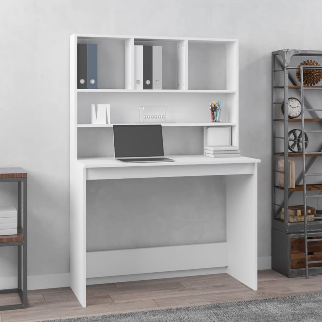 Modern Schreibtisch Bürotisch mit Regal Arbeitstisch Computertisch Gamingtisch - Bild 22 von 31