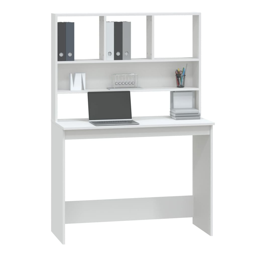 Schreibtisch mit Regal Computertisch Arbeitstisch Bürotisch PC Tisch Laptoptisch - Bild 8 von 60