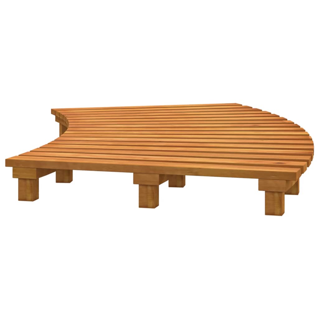 Whirlpool-Stufen Umrandung Spa Massivholz Akazie und Poly Rattan Poolumrandung - Bild 8 von 84
