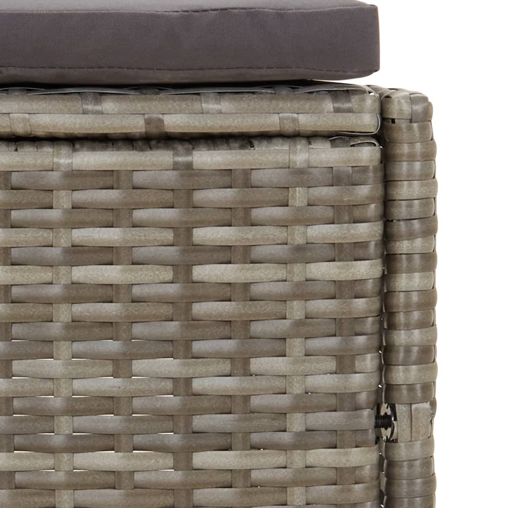 Whirlpool-Stufen Umrandung Spa Massivholz Akazie und Poly Rattan Poolumrandung - Bild 56 von 84