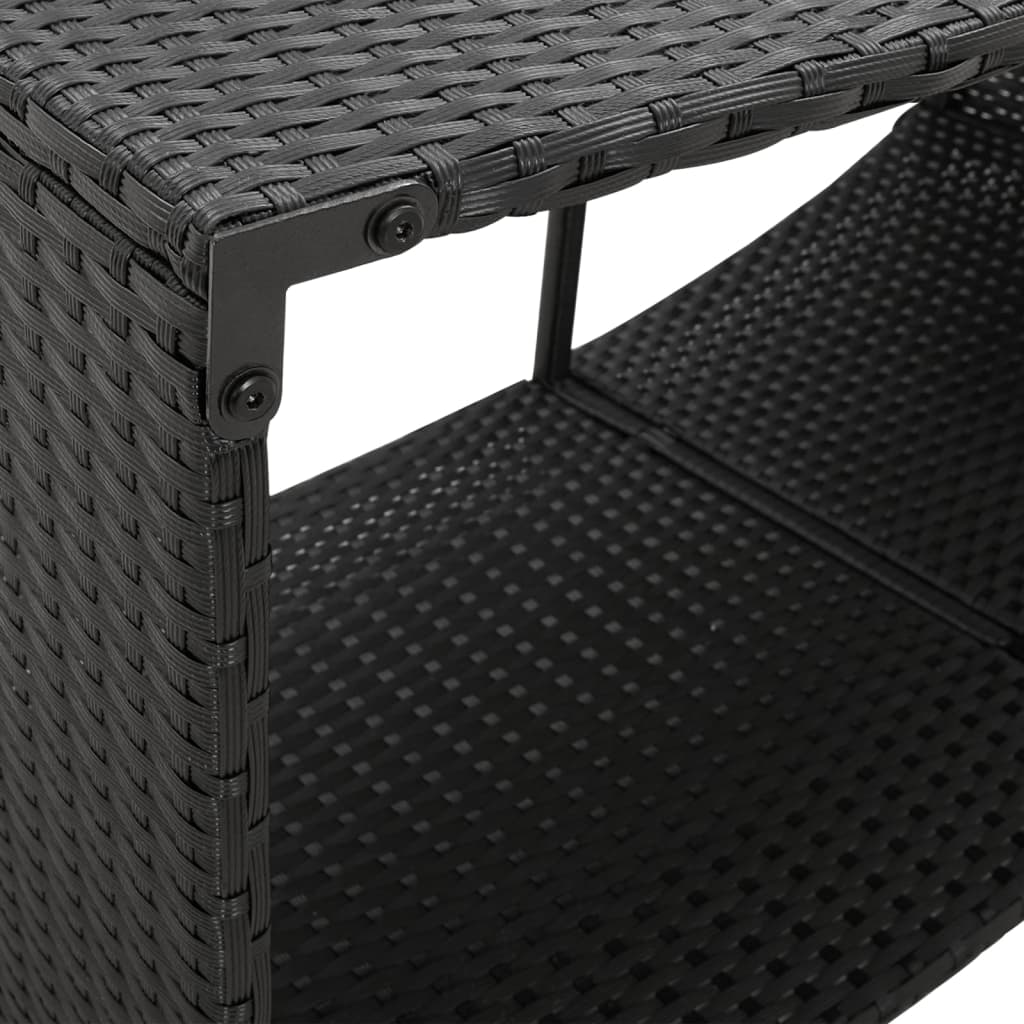 Whirlpool-Stufen Umrandung Spa Massivholz Akazie und Poly Rattan Poolumrandung - Bild 29 von 84