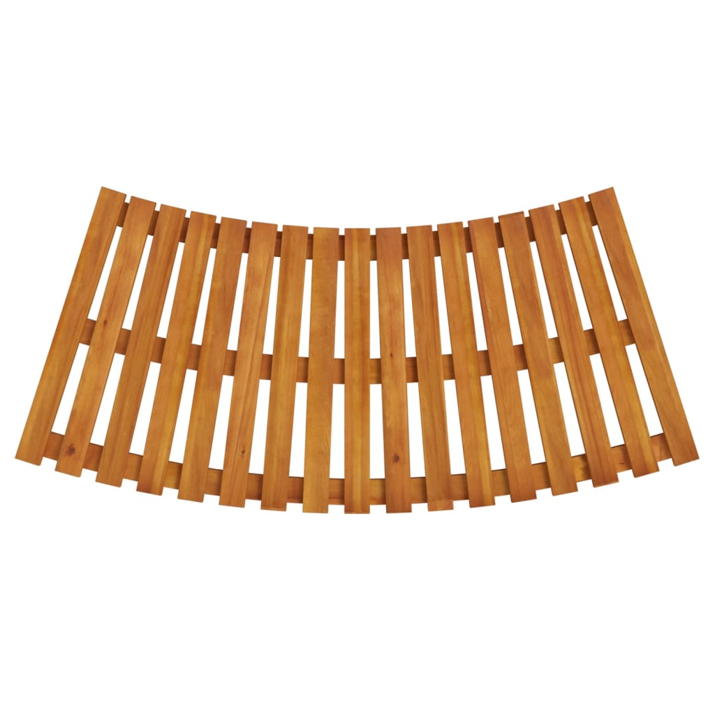 Whirlpool-Stufen Umrandung Spa Massivholz Akazie und Poly Rattan Poolumrandung - Bild 4 von 84