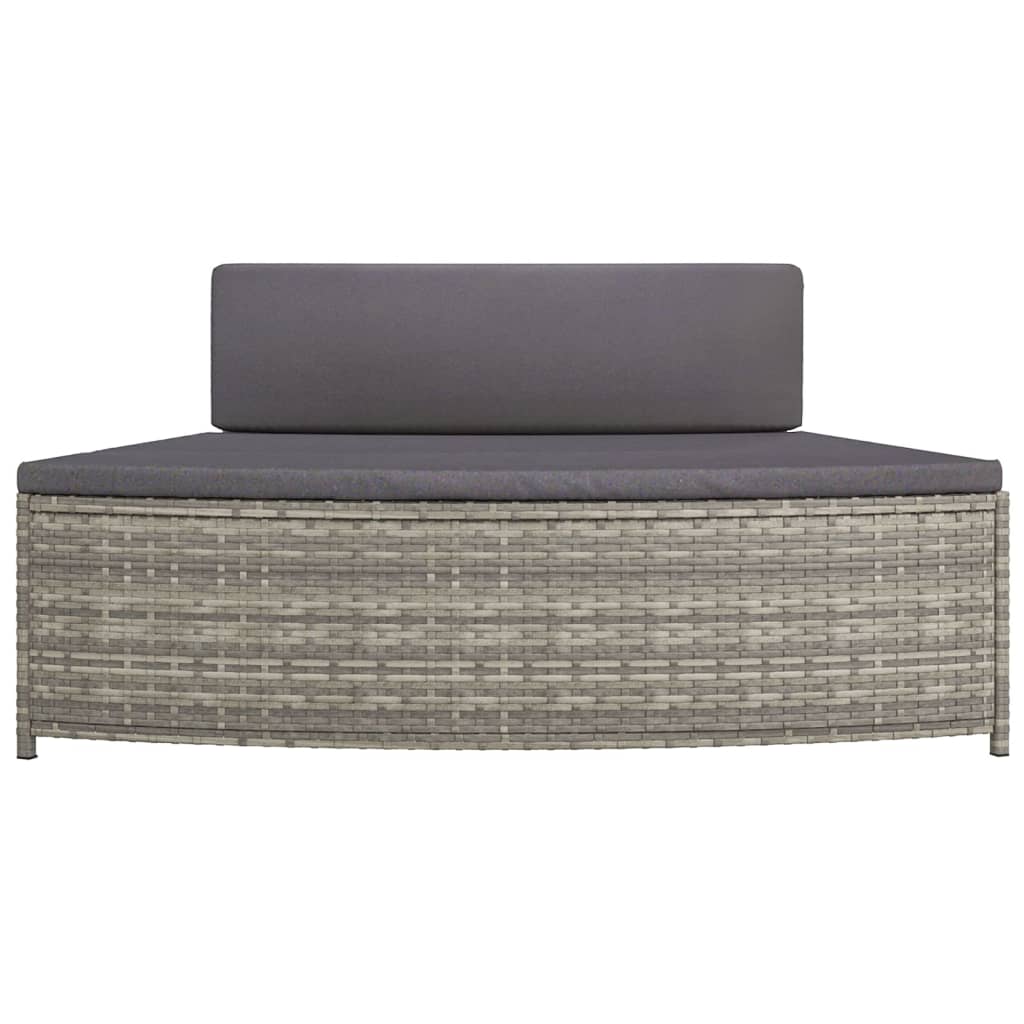 Whirlpool-Stufen Umrandung Spa Massivholz Akazie und Poly Rattan Poolumrandung - Bild 52 von 84