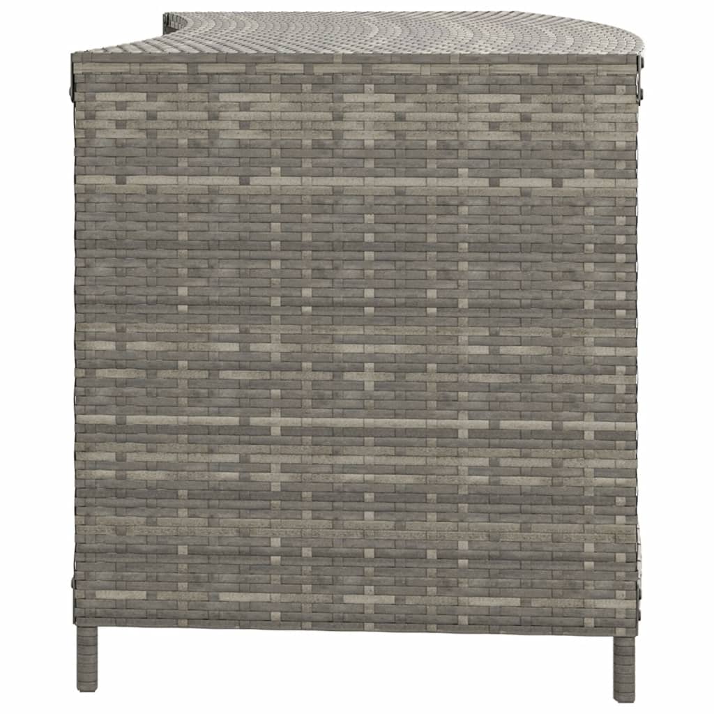 Whirlpool-Stufen Umrandung Spa Massivholz Akazie und Poly Rattan Poolumrandung - Bild 63 von 84