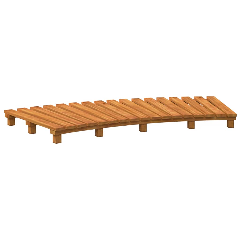 Whirlpool-Stufen Umrandung Spa Massivholz Akazie und Poly Rattan Poolumrandung - Bild 9 von 84