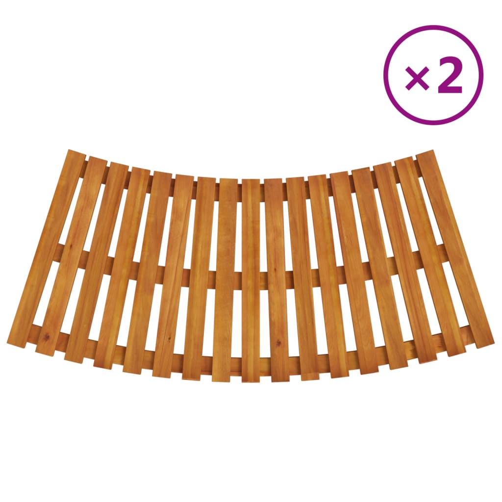 Whirlpool-Stufen Umrandung Spa Massivholz Akazie und Poly Rattan Poolumrandung - Bild 3 von 84