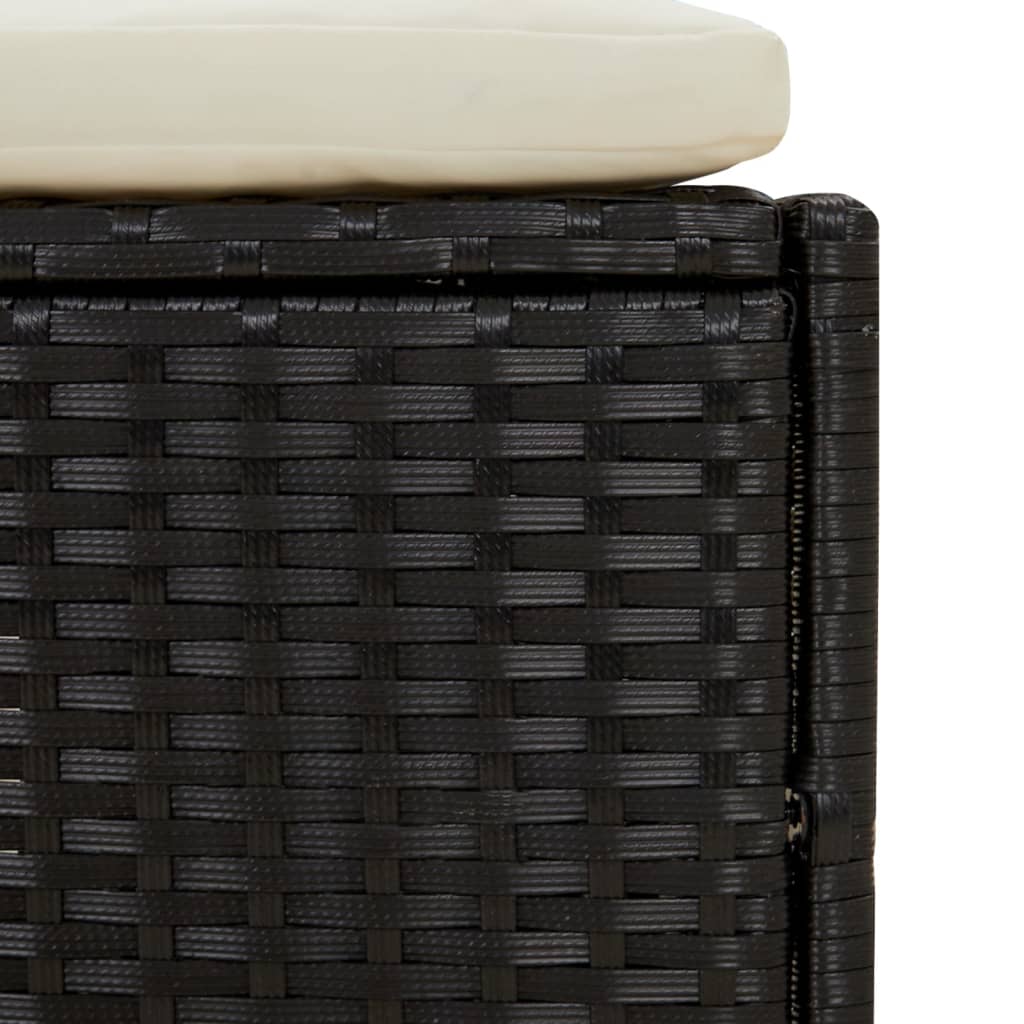 Whirlpool-Stufen Umrandung Spa Massivholz Akazie und Poly Rattan Poolumrandung - Bild 20 von 84