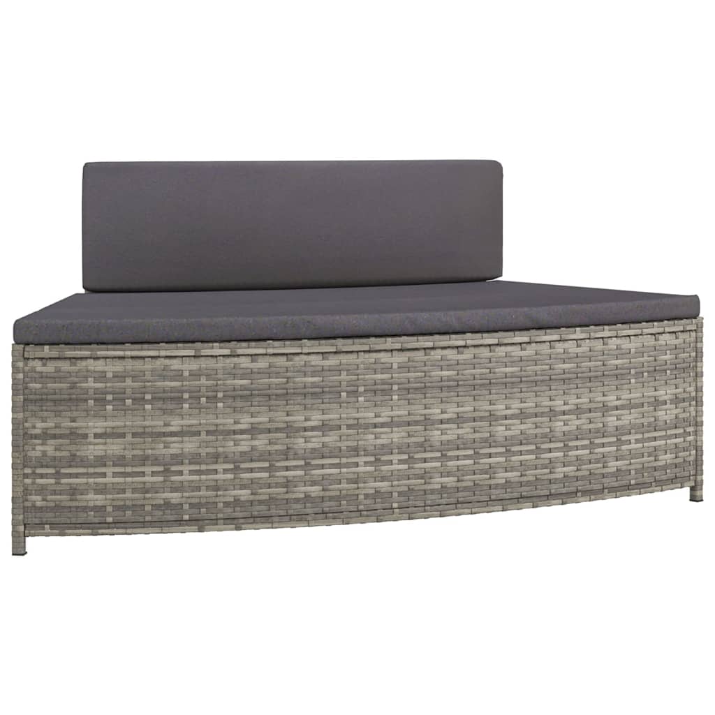 Whirlpool-Stufen Umrandung Spa Massivholz Akazie und Poly Rattan Poolumrandung - Bild 51 von 84