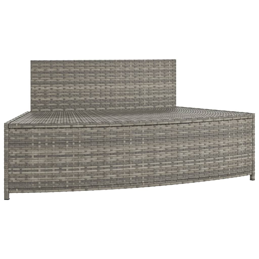 Whirlpool-Stufen Umrandung Spa Massivholz Akazie und Poly Rattan Poolumrandung - Bild 55 von 84