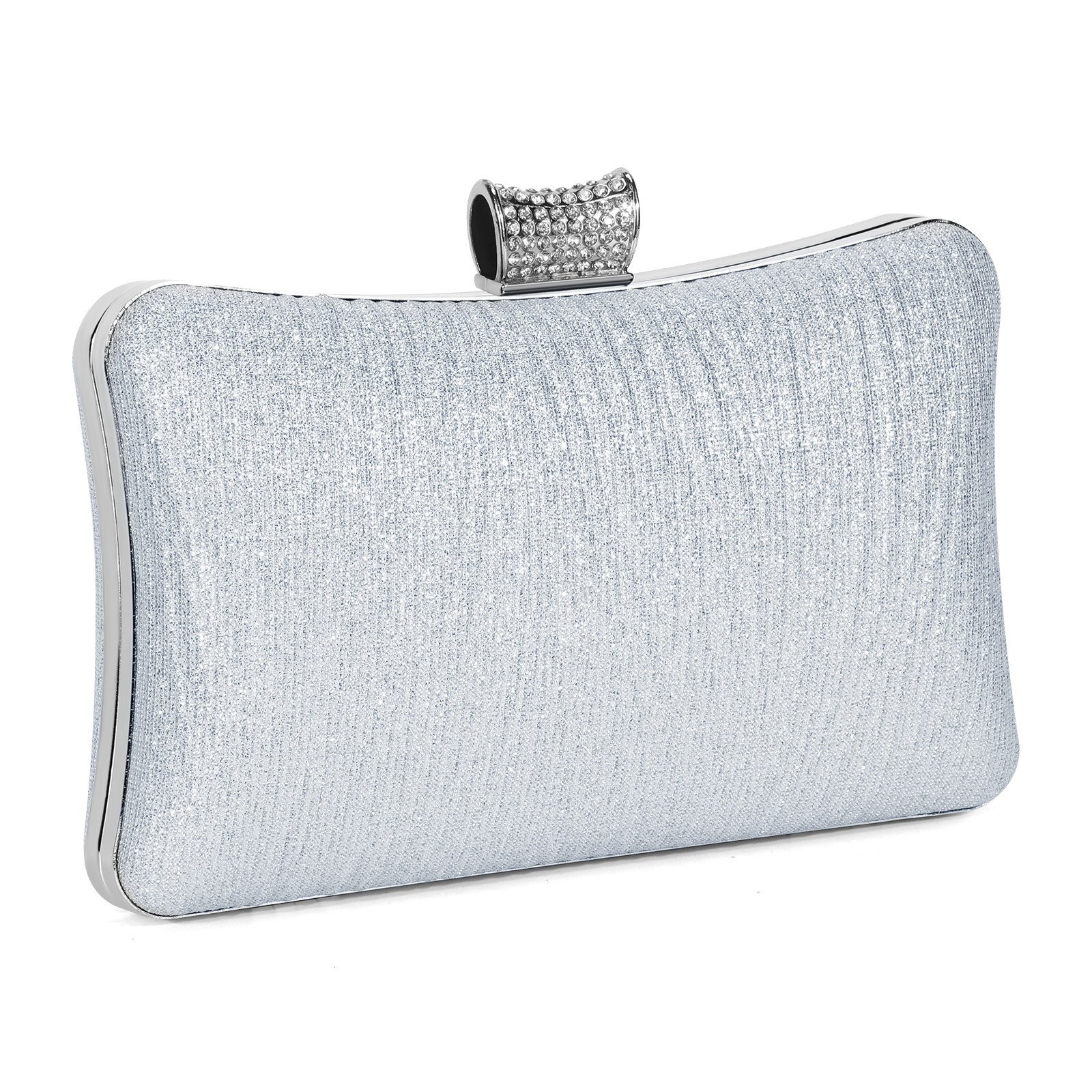 Damen Clutch Abendtasche Brauttasche Glitzernd Umhängetasche Party Handtasche 