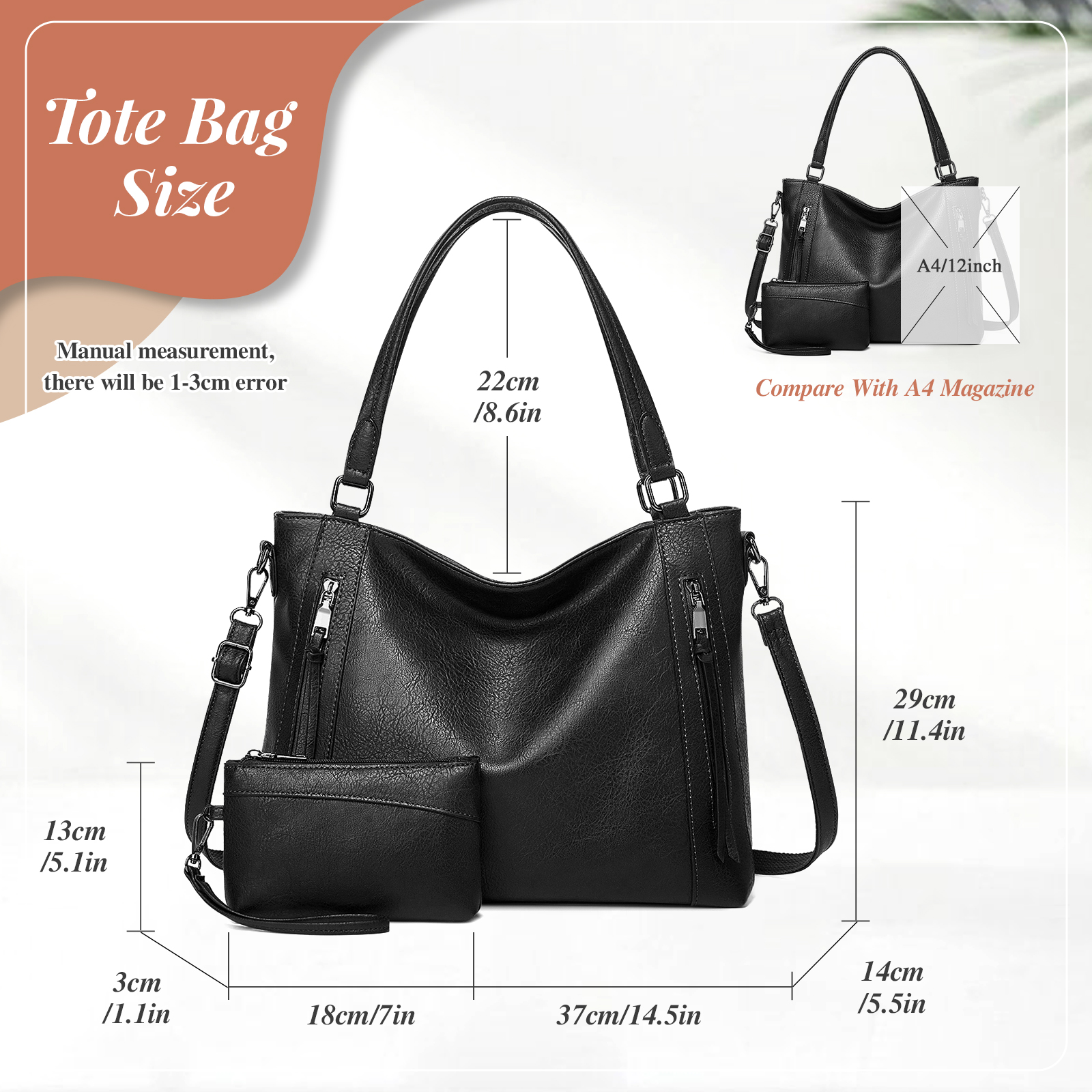 Damen Handtasche Leder Henkeltasche Top Griff Tasche Weiches Umhängetasche