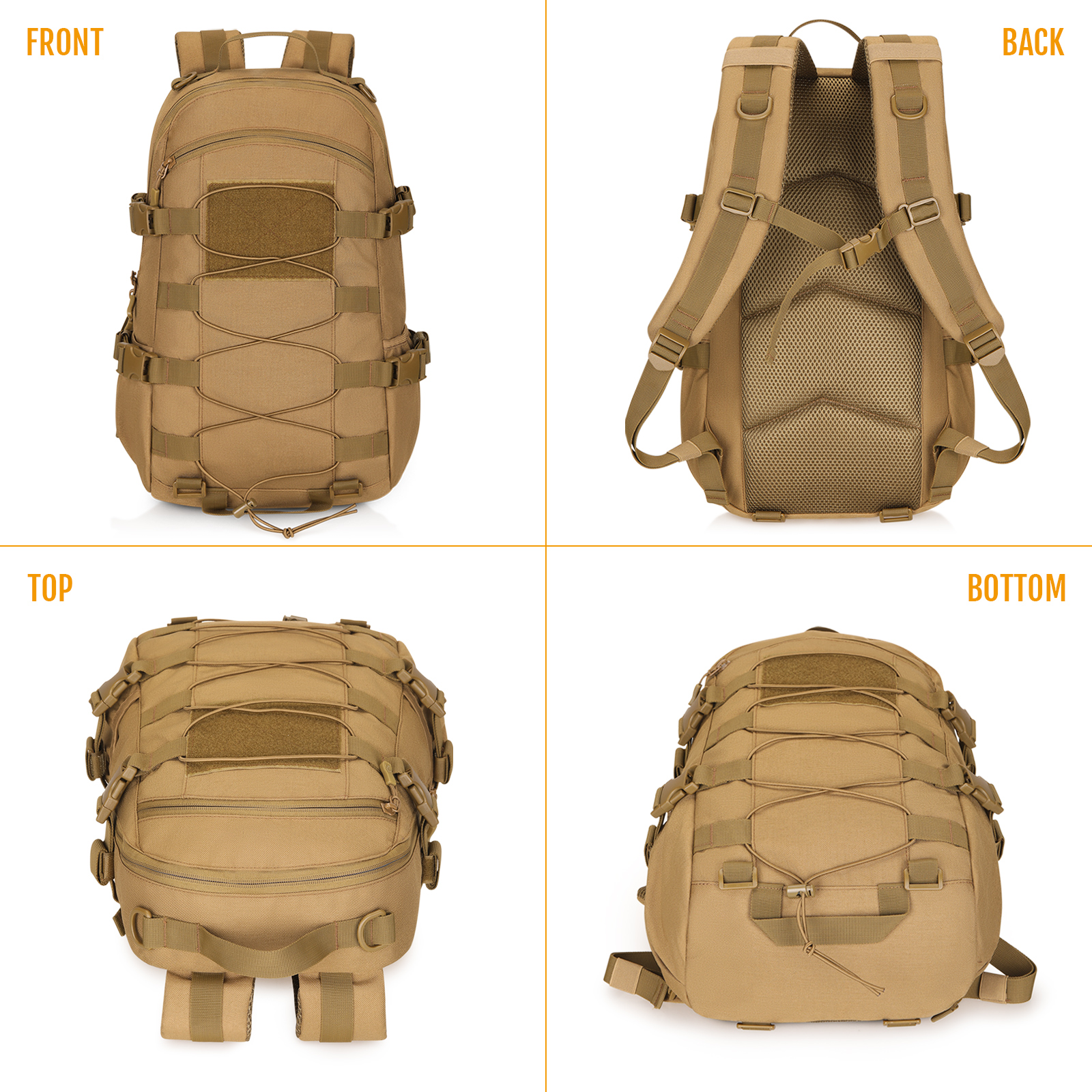 25L Taktischer Rucksack MOLLE Militär Freien Reiserucksack Wanderrucksack