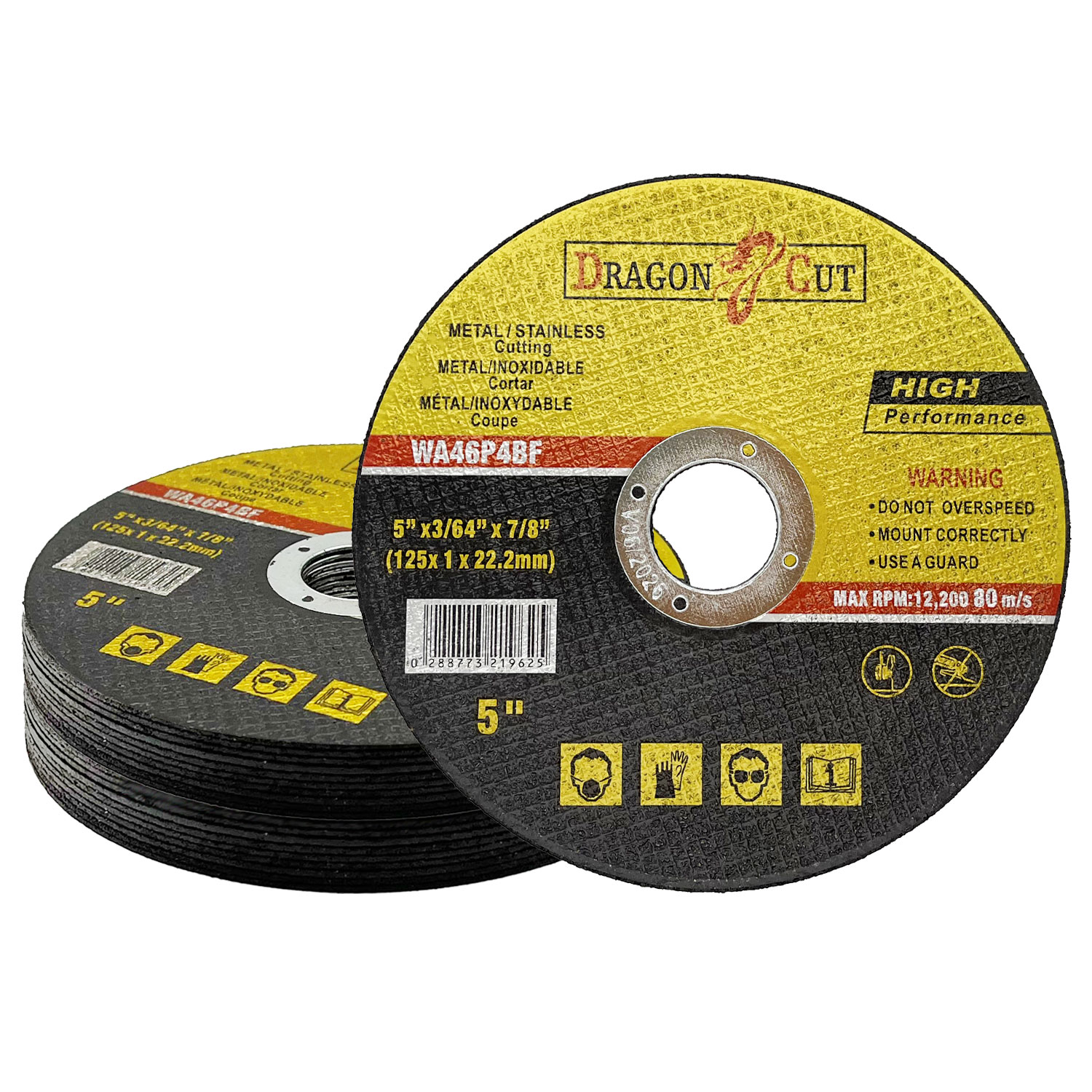 115mm 125mm Blade Metal Cutting Slitting Discs 1mm Ultra-Thin for Angle Grinder - Picture 6 of 23