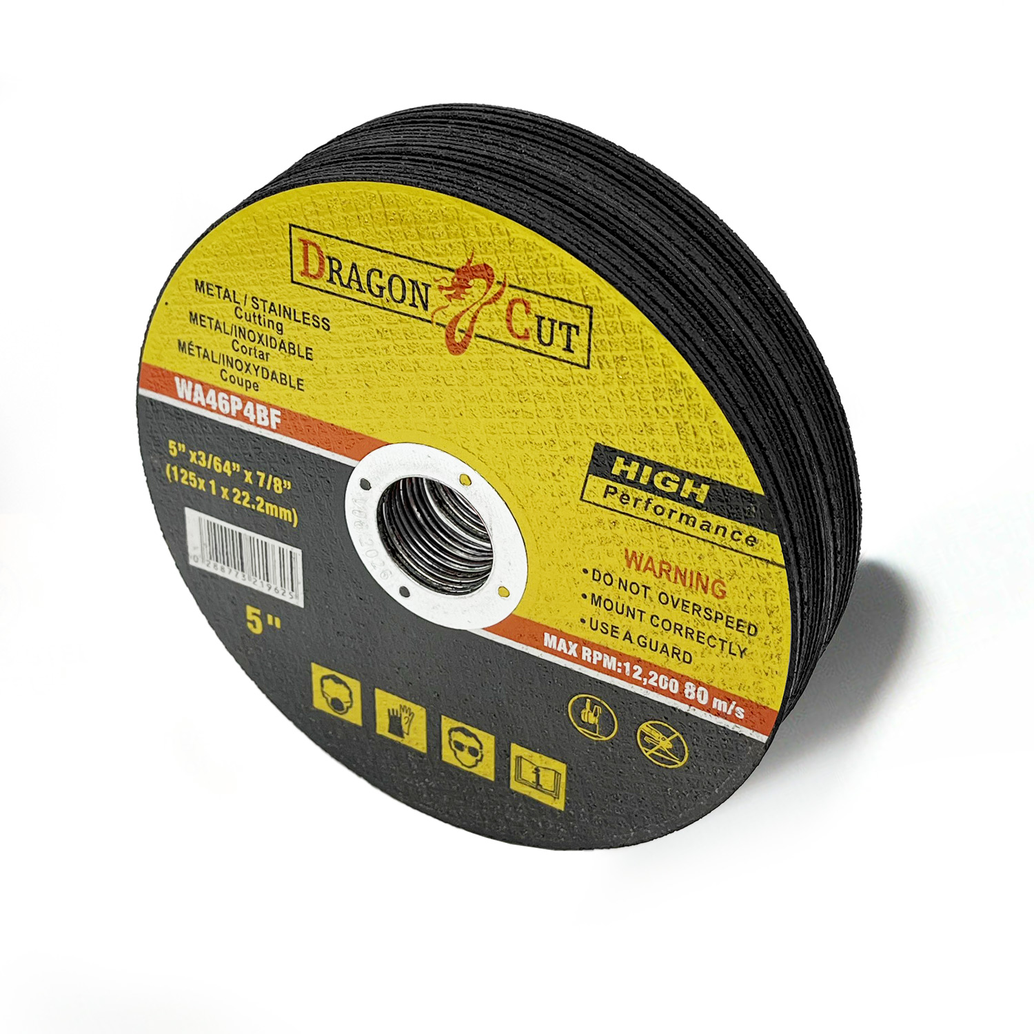 115mm 125mm Blade Metal Cutting Slitting Discs 1mm Ultra-Thin for Angle Grinder - Picture 8 of 23