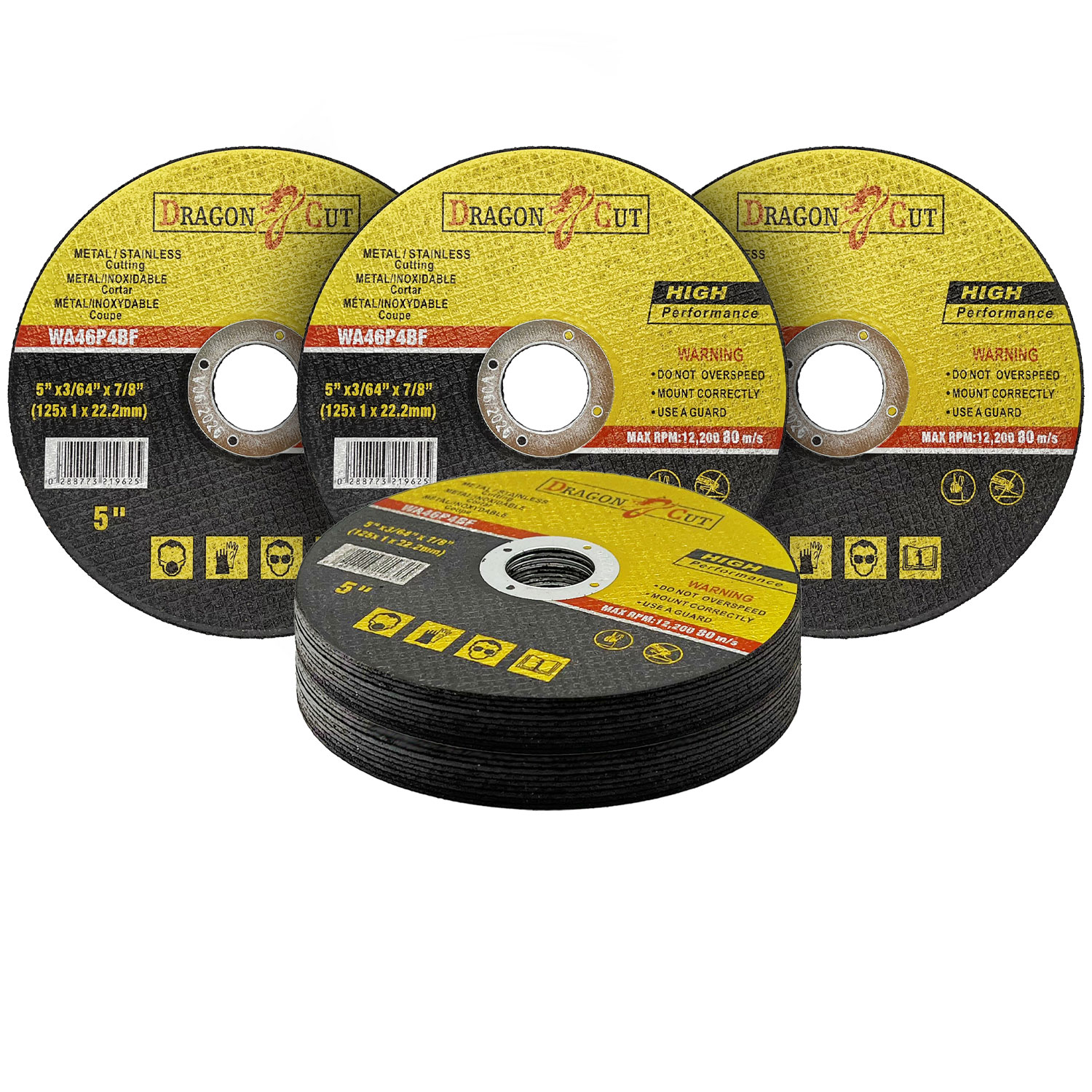115mm 125mm Blade Metal Cutting Slitting Discs 1mm Ultra-Thin for Angle Grinder - Picture 12 of 23