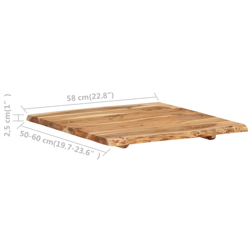 Tischplatte Massivholzplatte Massivholz Baumkante Holzplatte für Tisch Esstisch - Bild 2 von 66