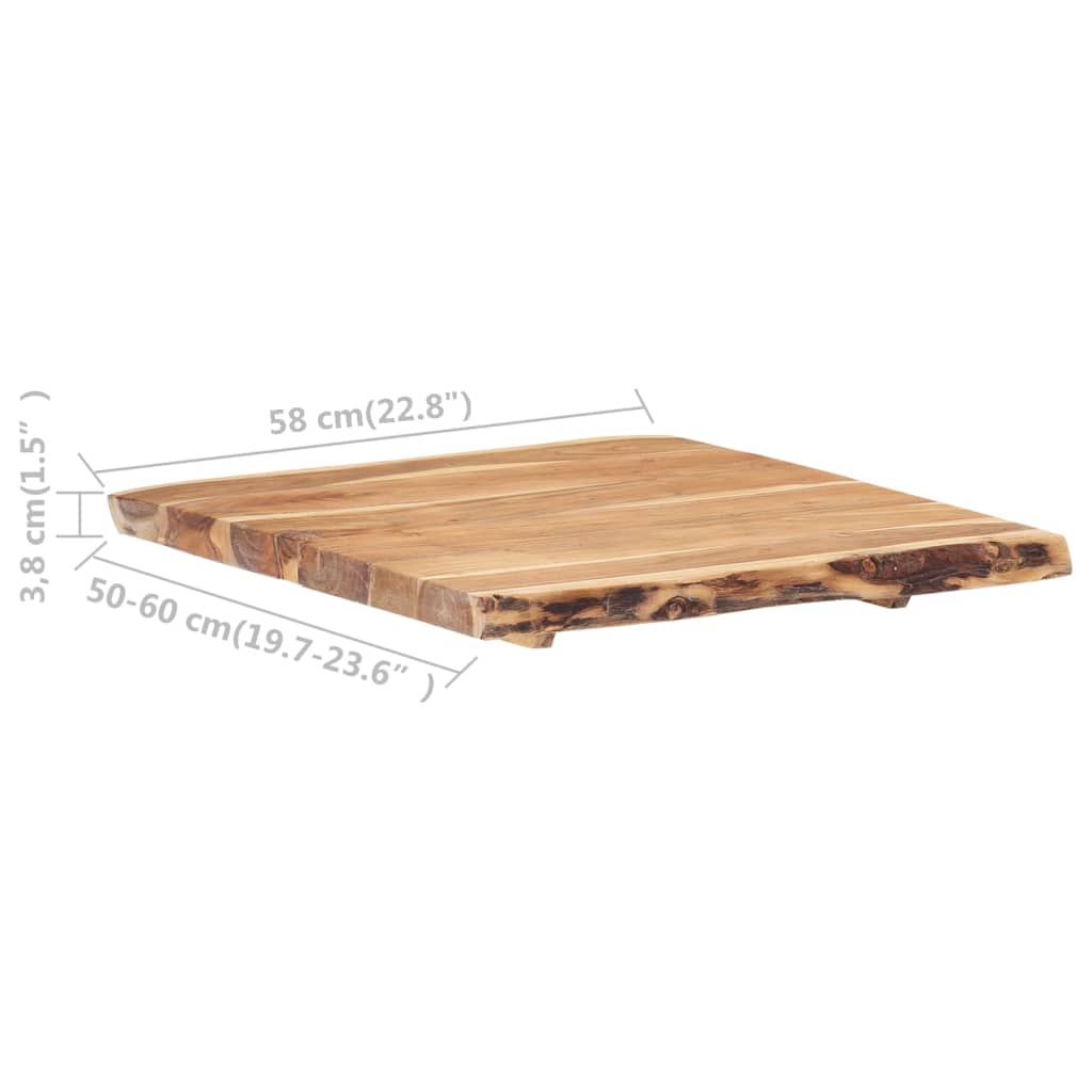 Tischplatte Massivholzplatte Massivholz Baumkante Holzplatte für Tisch Esstisch - Bild 10 von 66