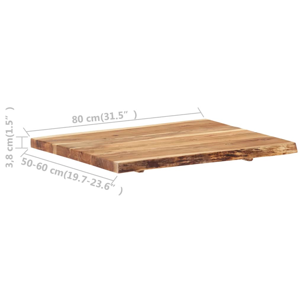 Tischplatte Massivholzplatte Massivholz Baumkante Holzplatte für Tisch Esstisch - Bild 26 von 66