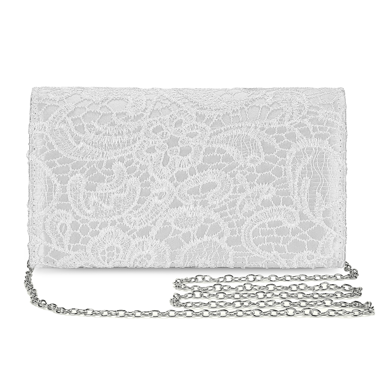 Vintage Women Envelope Evening Bag Clutch Floral Bridal Wedding Party Handbag - Picture 27 of 28