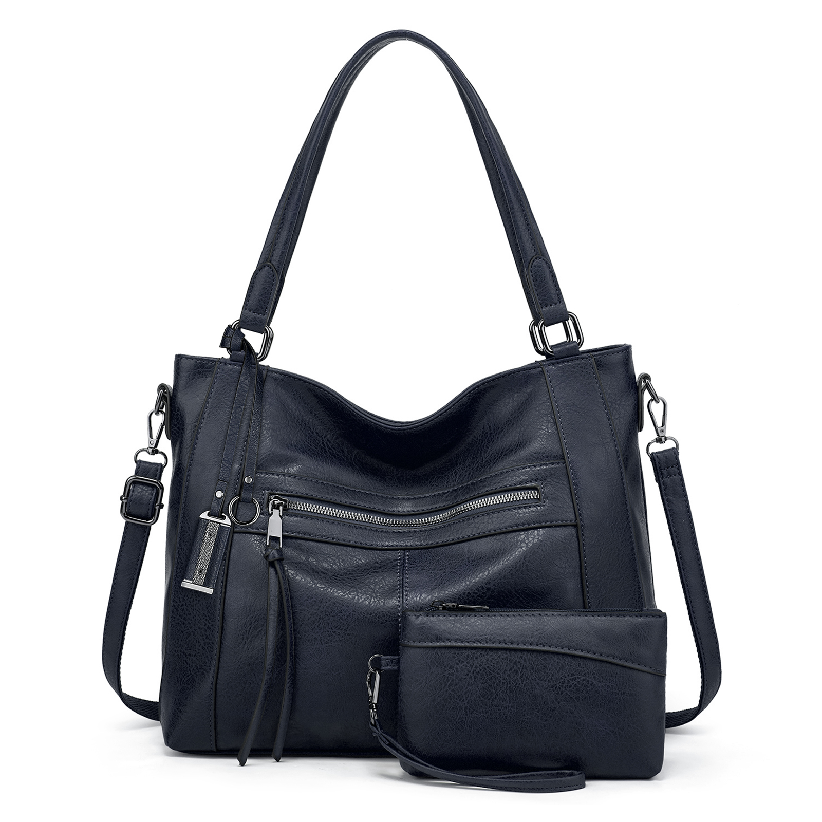 Large Women Tote Bags Shoulder Bag Designer Handbag Soft Leather Shopping Bag - Picture 20 of 35