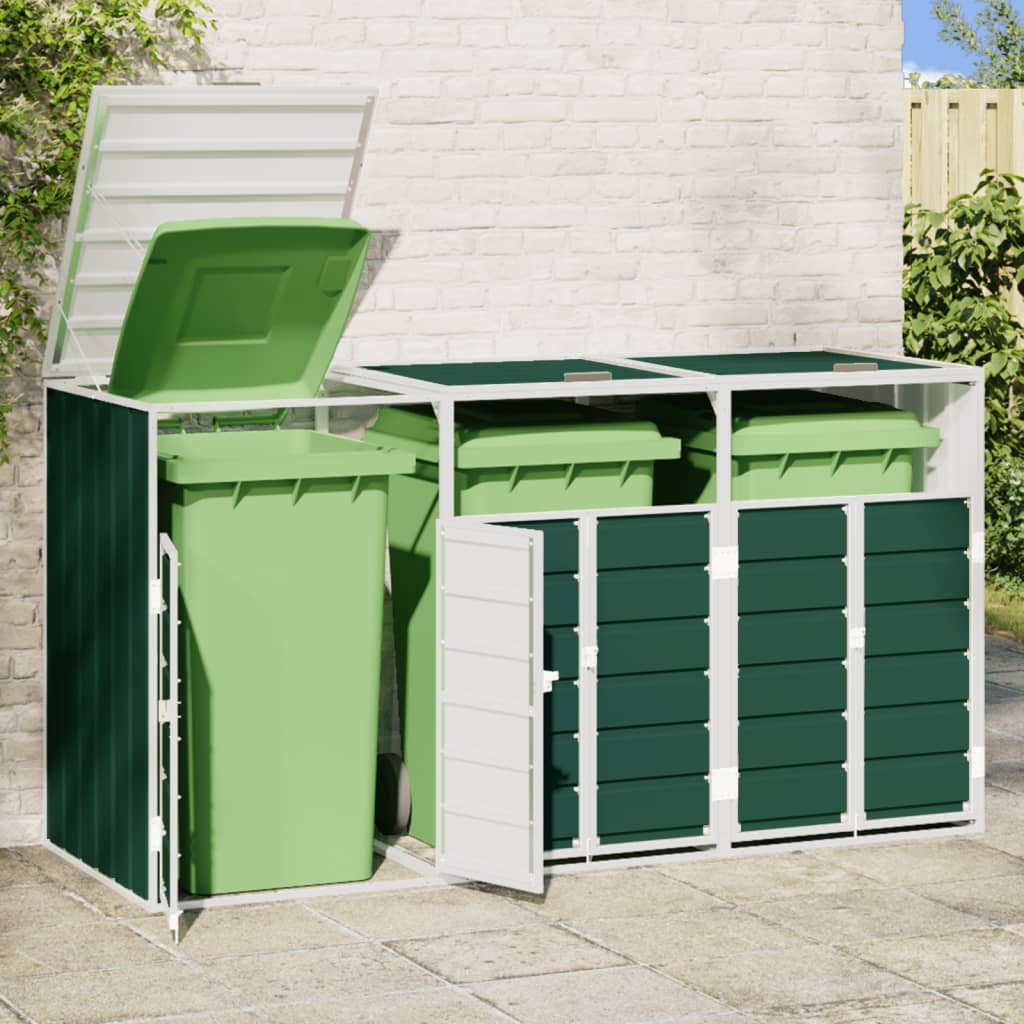 Mülltonnenbox für Tonnen Stahl Mülltonnenverkleidung Aufbewahrungsbox Müllbox - Bild 37 von 133