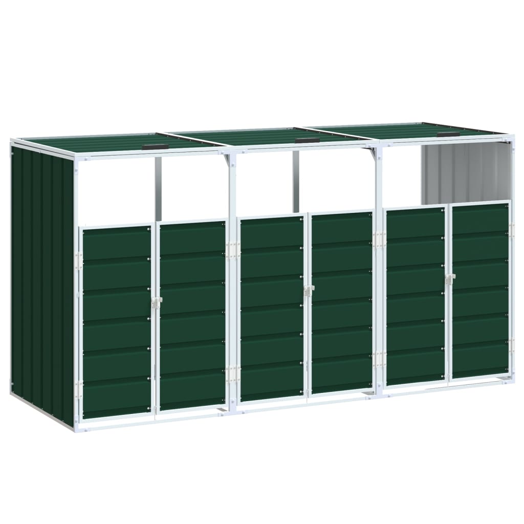 Mülltonnenbox für Tonnen Stahl Mülltonnenverkleidung Aufbewahrungsbox Müllbox - Bild 36 von 133