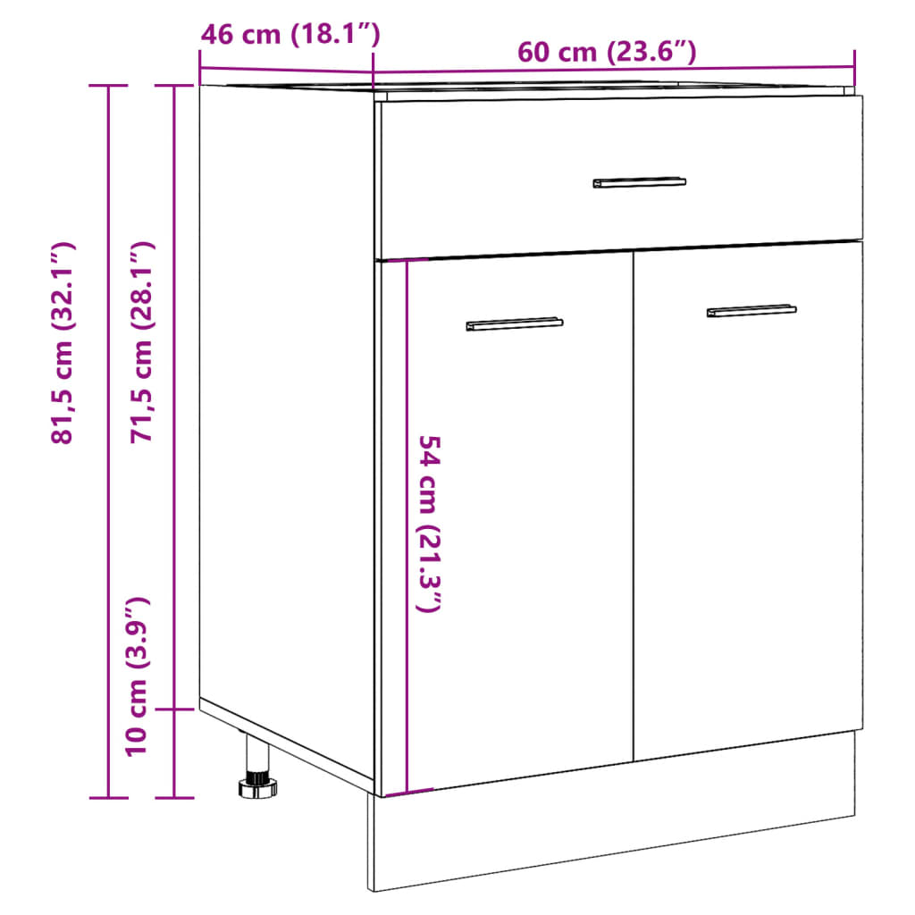 Betongrau Küchenschrank Hängeschrank Küchenzeile Küche Unterschrank Einbauküche - Bild 62 von 323
