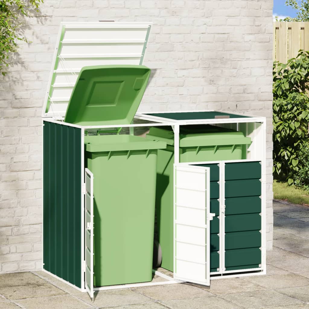Mülltonnenbox für Tonnen Stahl Mülltonnenverkleidung Aufbewahrungsbox Müllbox - Bild 81 von 133