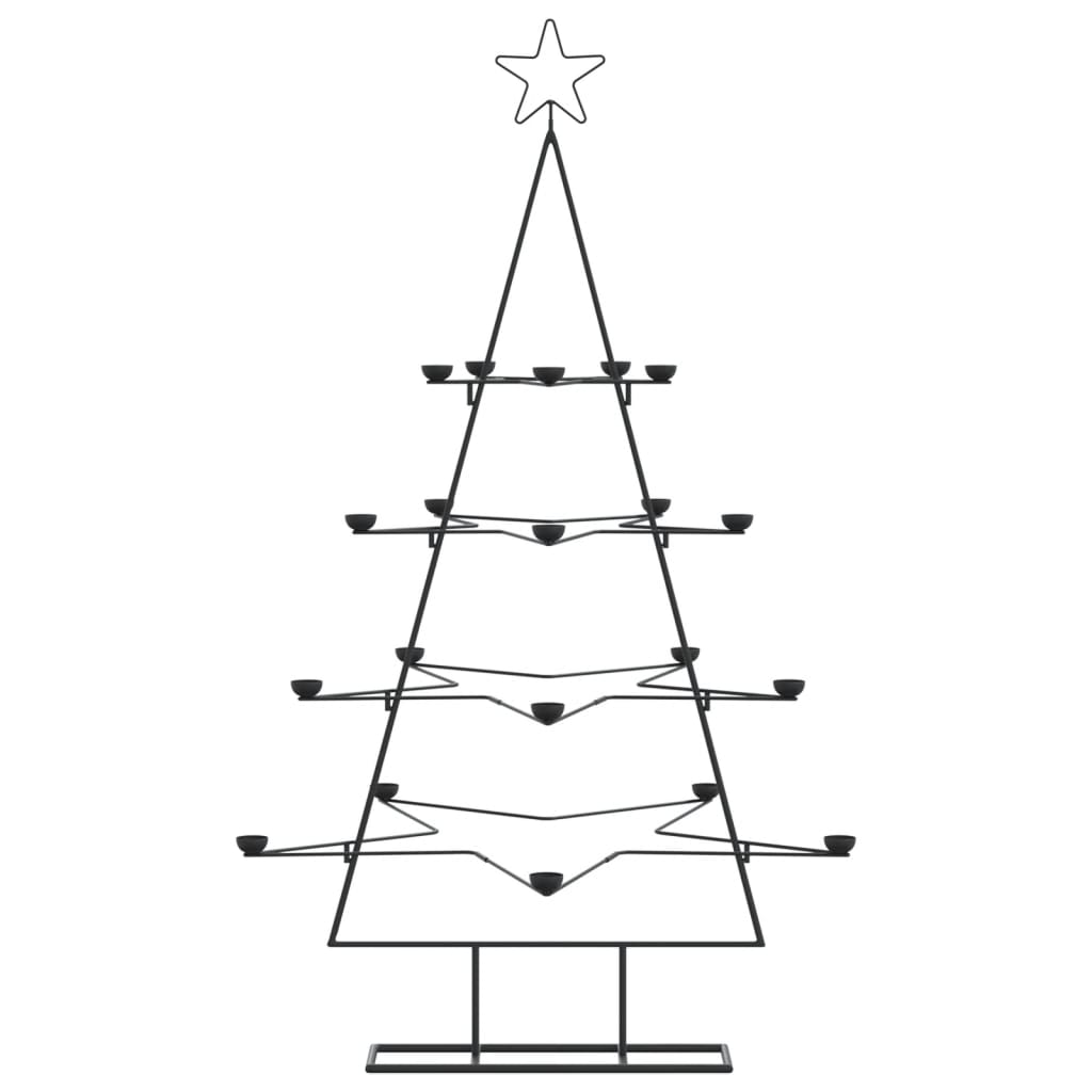 Metall-Weihnachtsbaum für Dekorationen Christbaum Tannenbaum DIY Deko Schwarz - Bild 28 von 32