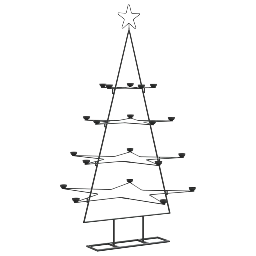 Metall-Weihnachtsbaum für Dekorationen Christbaum Tannenbaum DIY Deko Schwarz - Bild 27 von 32