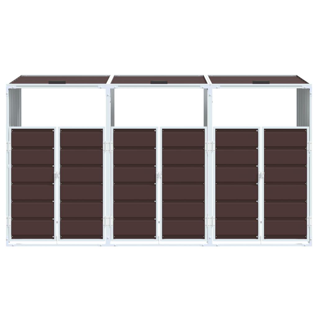 Mülltonnenbox für Tonnen Stahl Mülltonnenverkleidung Aufbewahrungsbox Müllbox - Bild 28 von 133