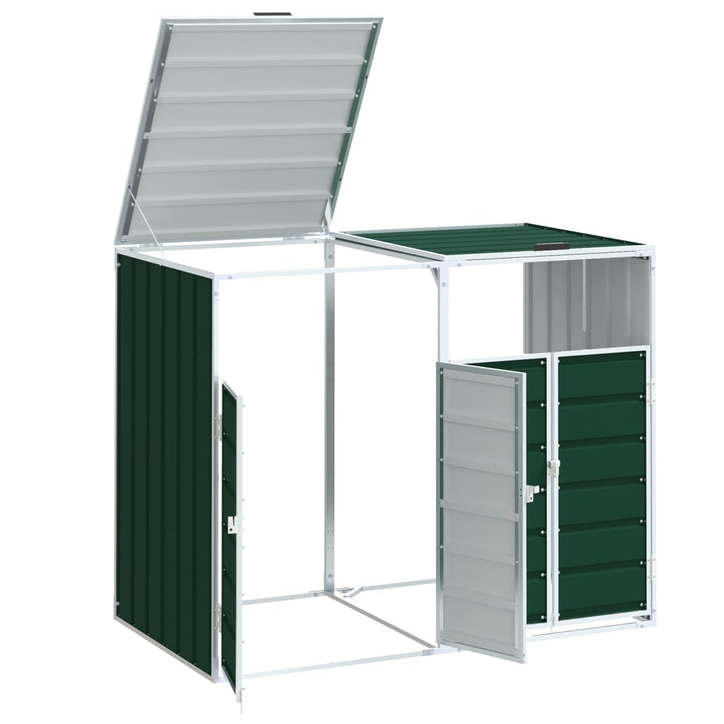 Mülltonnenbox für Tonnen Stahl Mülltonnenverkleidung Aufbewahrungsbox Müllbox - Bild 82 von 133